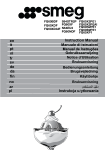 Bedienungsanleitung Smeg FQ60B2PE1 Kühl-gefrierkombination