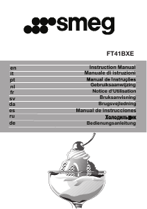 Manual de uso Smeg FT41BXE Frigorífico combinado