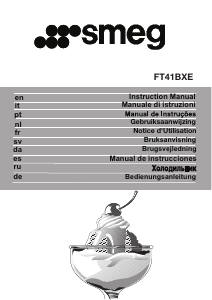 Manuale Smeg FT41BXE Frigorifero-congelatore