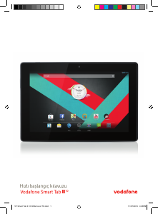 Kullanım kılavuzu Vodafone Smart Tab III Tablet