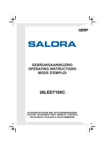 Handleiding Salora 26LED7100C LED televisie