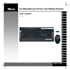 Bruksanvisning Trust 15052 DS-3250 Tastatur