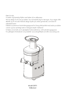 Brugsanvisning Smeg SJF01BLEU Saftpresser