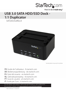 Handleiding StarTech SATDOCK2REU3 Hard drive dock