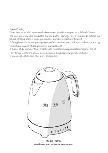 Bruksanvisning Smeg KLF04PBEU Vannkoker