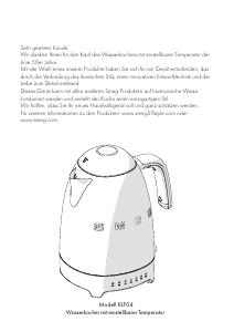 Bedienungsanleitung Smeg KLF04PKEU Wasserkocher