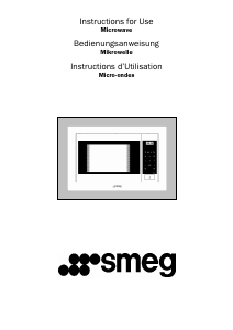 Bedienungsanleitung Smeg FME120NZ Mikrowelle