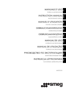 Manual de uso Smeg MOE25X Microondas