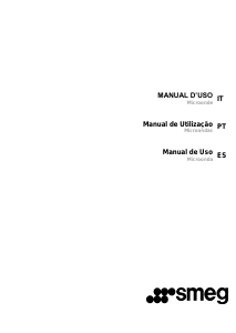 Manual Smeg MP822PO Micro-onda