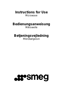 Bedienungsanleitung Smeg SC45MC2 Mikrowelle