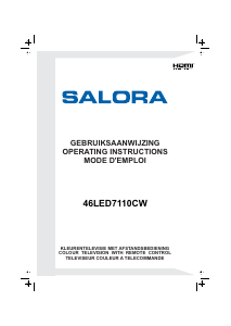 Handleiding Salora 46LED7110CW LED televisie