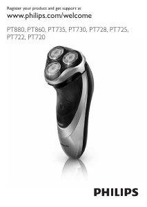 Bruksanvisning Philips PT722 Rakapparat