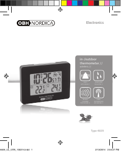 Handleiding OBH Nordica 4839 Wireless Weerstation