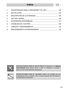Manual de uso Smeg SE399LX Horno