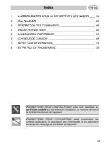 Mode d’emploi Smeg SE800MFP Four
