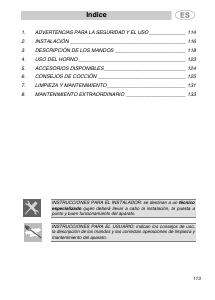 Manual de uso Smeg SE985X-7 Horno