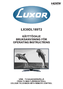 Käyttöohje Luxor LX39DL189T2 Nestekidetelevisio
