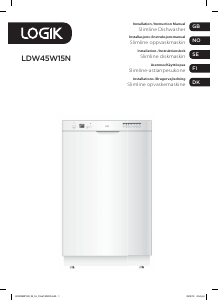 Manual Logik LDW45W15N Dishwasher