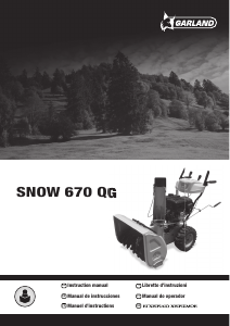 Manual de uso Garland Snow 670 QG Soplador de nieve
