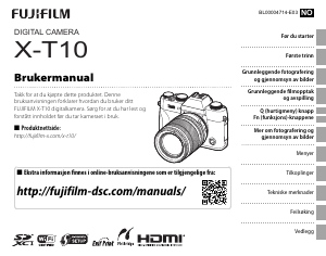 Bruksanvisning Fujifilm X-T10 Digitalkamera