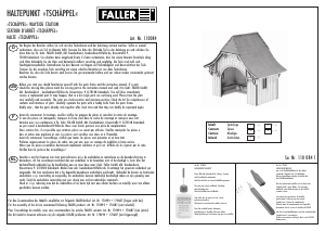 Handleiding Faller set 110084 H0 Halte Tschäppel