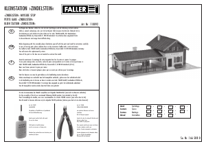 Handleiding Faller set 110092 H0 Klein station Zindelstein