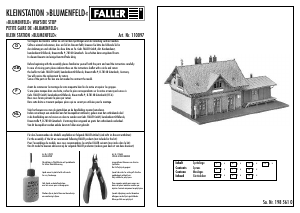 Handleiding Faller set 110097 H0 Klein station Blumenfeld