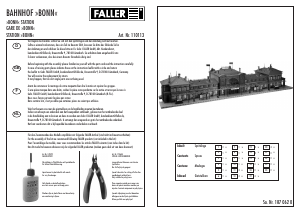 Handleiding Faller set 110113 H0 Station Bonn