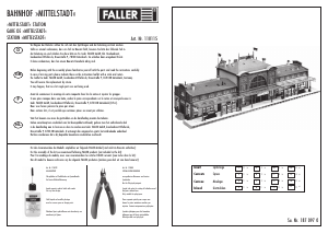 Handleiding Faller set 110115 H0 Station Mittelstadt