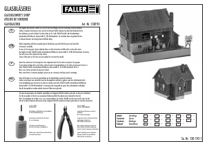 Handleiding Faller set 130193 H0 Glasblazerij