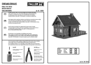 Handleiding Faller set 130205 H0 Eensgezinswoning