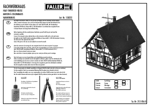 Handleiding Faller set 130222 H0 Vakwerkhuis