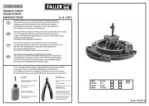 Handleiding Faller set 130232 H0 Momumentale fontein