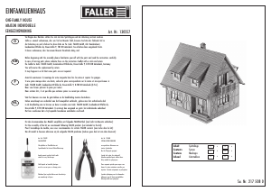 Handleiding Faller set 130257 H0 Eengezinswoning