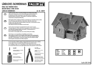 Handleiding Faller set 130270 H0 Landelijk vakwerkhuis