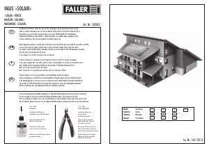 Handleiding Faller set 130302 H0 Woonhuis ‘Solair'