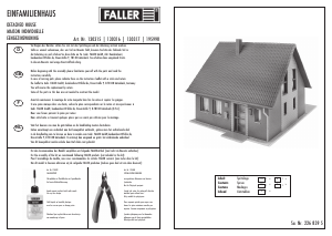 Handleiding Faller set 130316 H0 Eengezinswoning