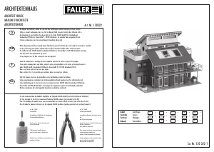 Manual Faller set 130322 H0 Architect house