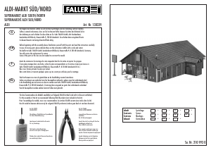 Handleiding Faller set 130339 H0 Aldi supermarkt