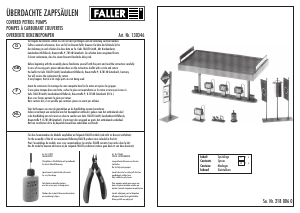 Handleiding Faller set 130346 H0 Overdekte benzinepompen