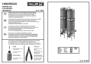 Bedienungsanleitung Faller set 130476 H0 Zwei Industriesilos