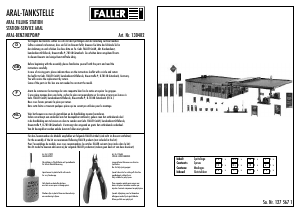 Handleiding Faller set 130482 H0 ARAL-pompstation