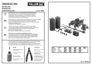 Manual Faller set 130486 H0 ARAL tank farm