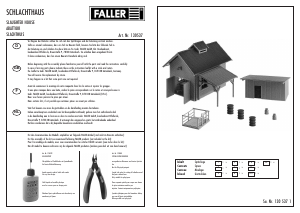 Handleiding Faller set 130537 H0 Slachthuis