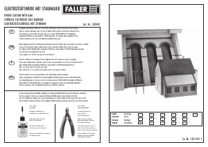 Handleiding Faller set 130943 H0 Electriciteitscentrale met stuwdam