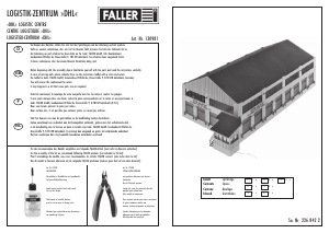 Manual Faller set 130981 H0 DHL logistics centre