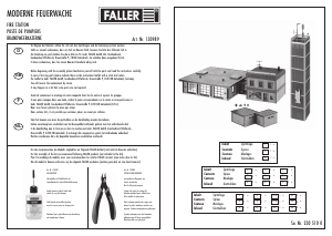 Handleiding Faller set 130989 H0 Brandweerkazerne