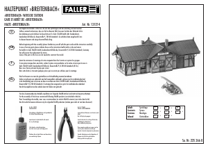 Manual Faller set 131214 H0 Breitenbach wayside station