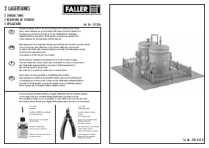 Handleiding Faller set 131236 H0 Twee opslagtanks