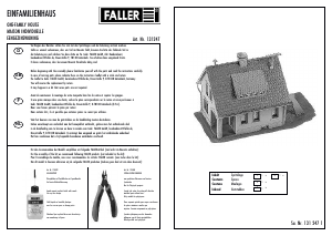 Handleiding Faller set 131247 H0 Eengezinswoning